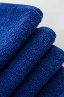 Полотенце махровое банное большое Софатекс 70 * 140 для ванной и бани bs [синий]