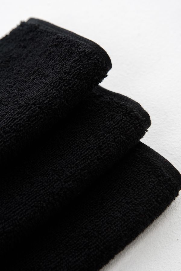 Полотенце махровое банное большое Софатекс 70 * 140 для ванной и бани bs [черный]