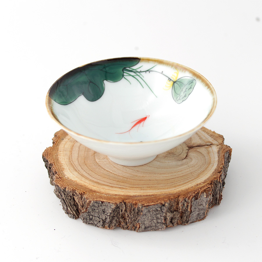 Чашка "Лотос и рыбки" №4, 70 мл Чашка "Лотос и рыбки" №4, 70 мл