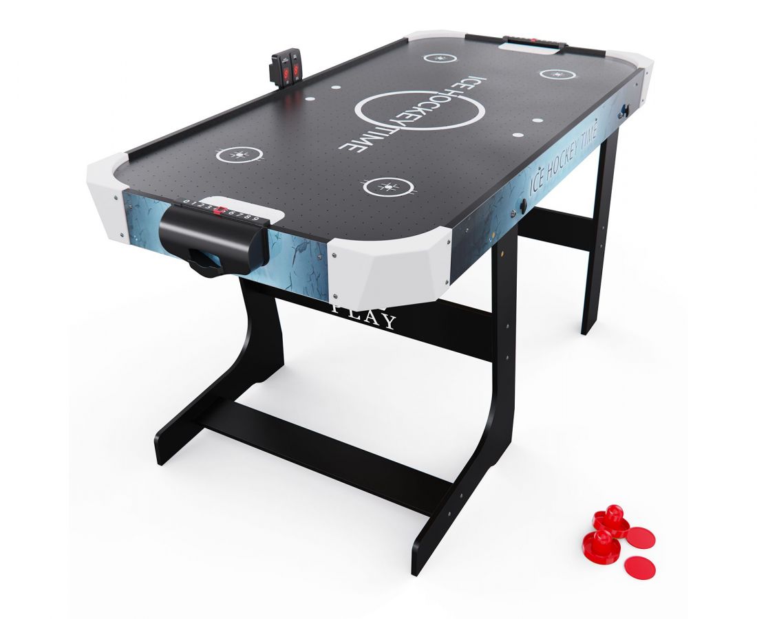 Игровой стол - аэрохоккей DFC ASTER 136 х 68 см, складной