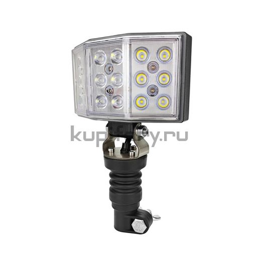 Светодиодная фара 54W epistar на DIN кронштейне широкий рабочий свет  PRO KARAVAN 240