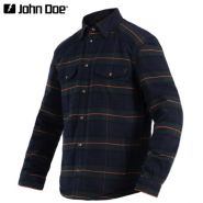 Моторубашка John Doe Motoshirt, синяя с оранжевым