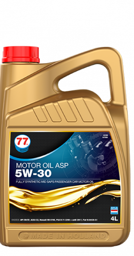 77 Lubricants Motor Oil Synthetic ASP 5W-30, 4л