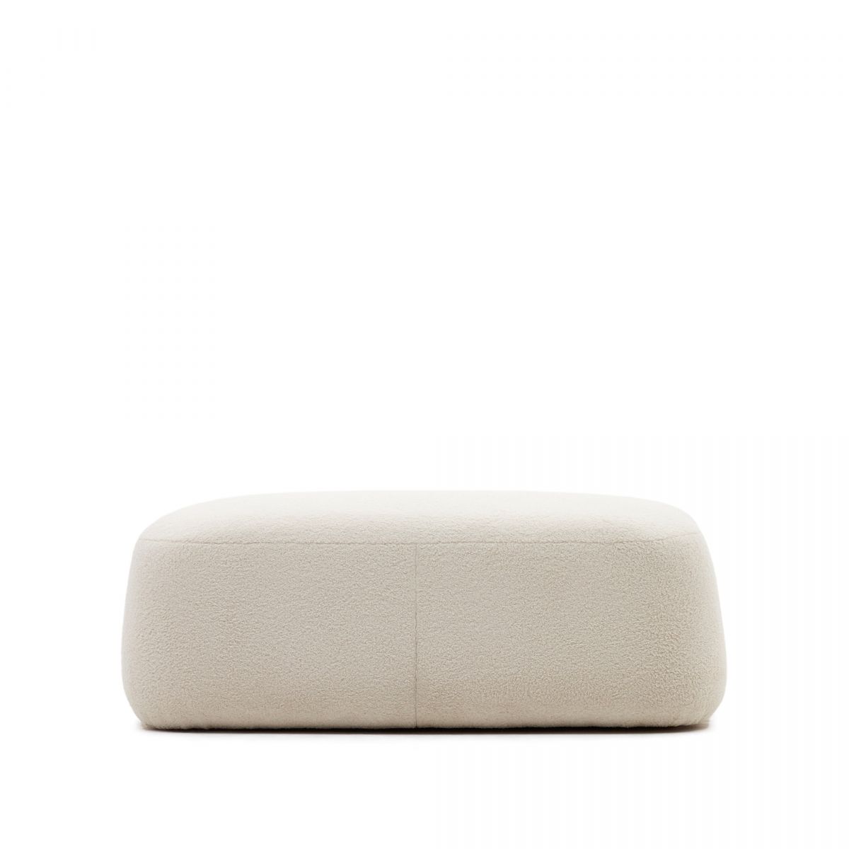 Martina Пуф для ног из необработанной ткани букле 123 x 85 см