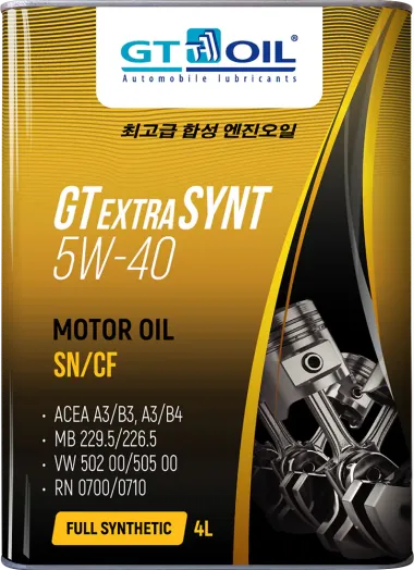 GT OIL Extra Synt 5W-40, 4л