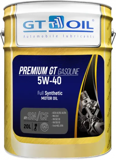 GT OIL Premium GT Gasoline 5W-40, 20л