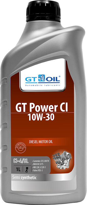 GT OIL Power CI 10W-30, 1л