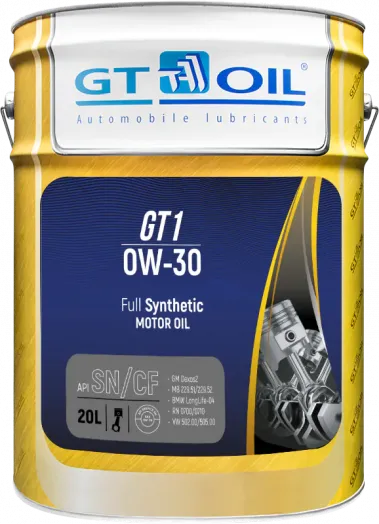 GT OIL GT1 0W-30, 20л