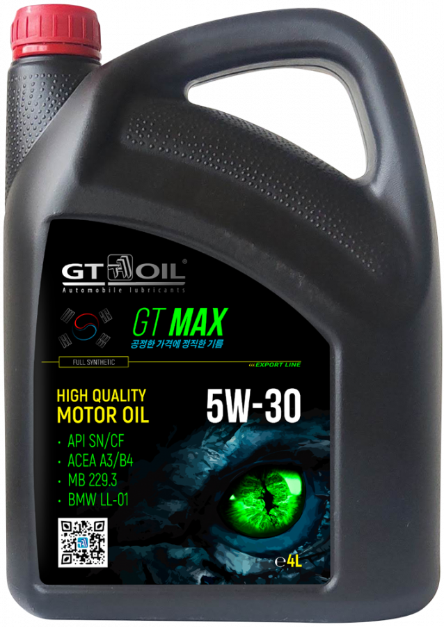 GT OIL MAX 5W-30, 4л