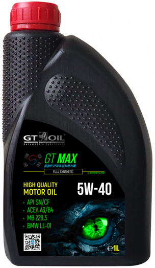 GT OIL GT MAX 5W-40, 1л