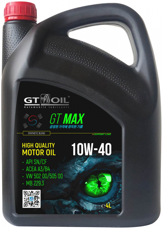 GT OIL GT MAX 10W-40, 4л