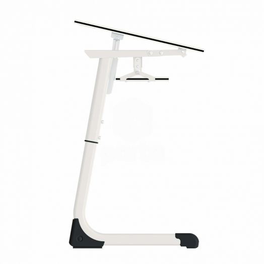 Парта "Mega Smart" на плоскоовальной трубе двухместная с наклоном и полкой