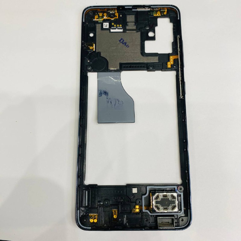 Samsung Galaxy A51 (SM-A515) рамка черная оригинал с разбора (потёртости)