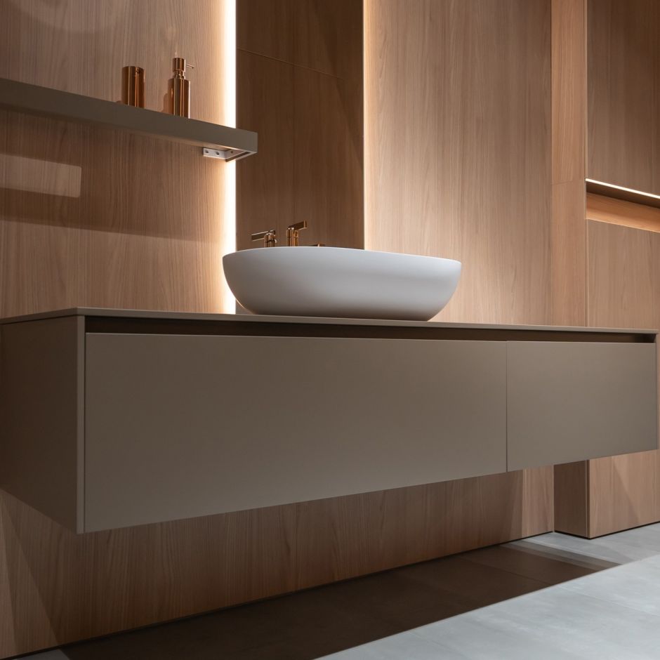 Изображение Комплект мебели с раковиной Milldue Sintesi