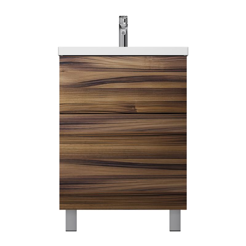 База под раковину AM.PM Gem, напольная, 60 см, 2 ящика, орех M90FSX0602HF