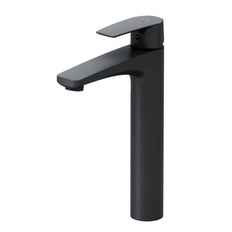 Смеситель для умывальника высокий AM.PM Gem F90A92022, черный, шт.