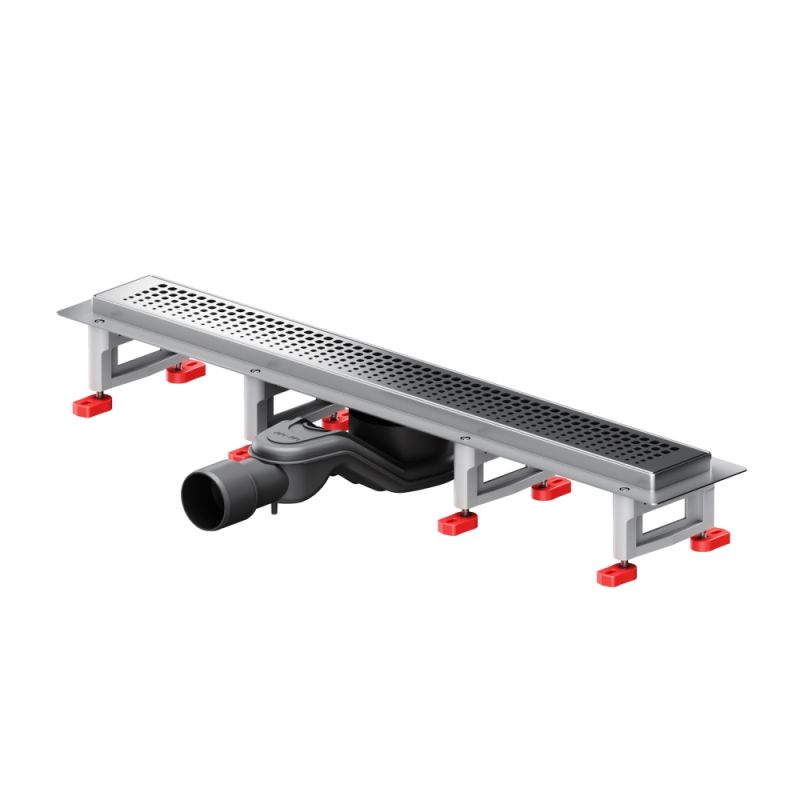 W01SC-P11-060-01SB MasterFlow Трап AM.PM для душа линейный универс затвор Cut Gradient 60см цвет сталь мат