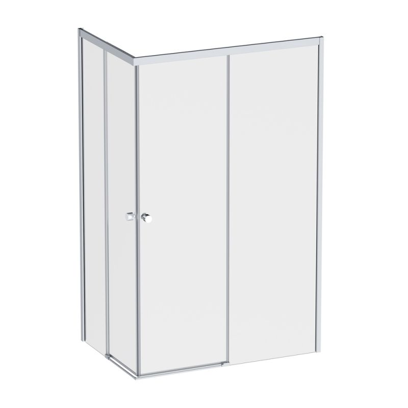 Душевое ограждение AM.PM X-Joy 120x80 см, без поддона, профиль матовый хром, форма прямоугольная W94G-403-120280-MT1K