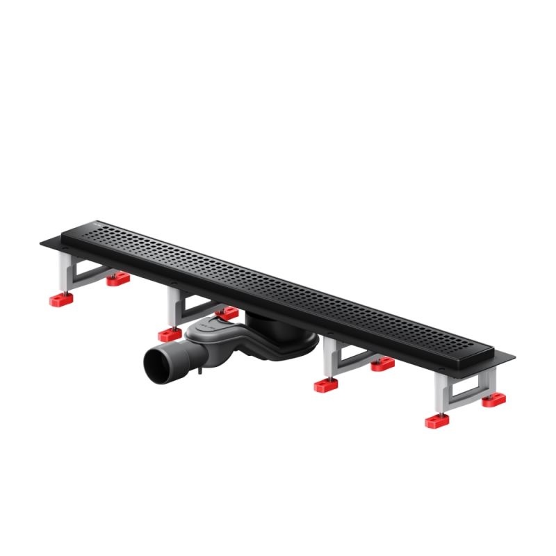 W01SC-P11-070-01BM MasterFlow Трап AM.PM для душа линейный универс затвор Cut Gradient 70см цвет черн мат