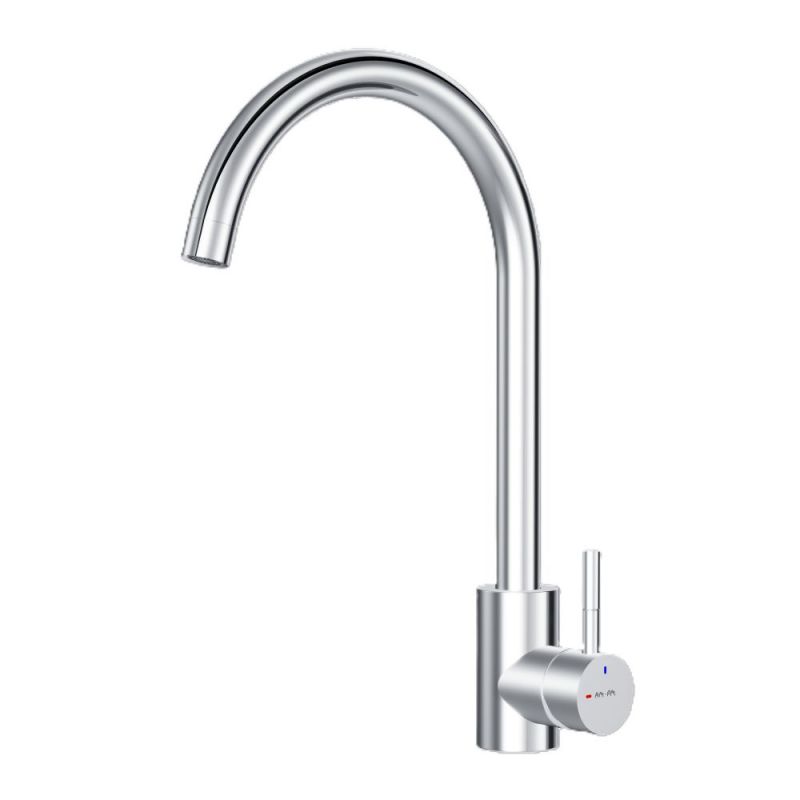 Смеситель для кухни AM.PM с С-изливом, хром X-Joy S F85B07100, хром