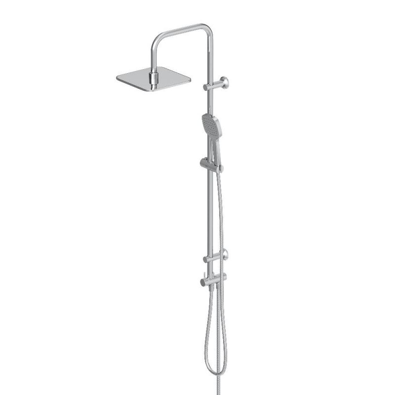 Душевая система Dorff Norma D0712000, хром, без смесителя