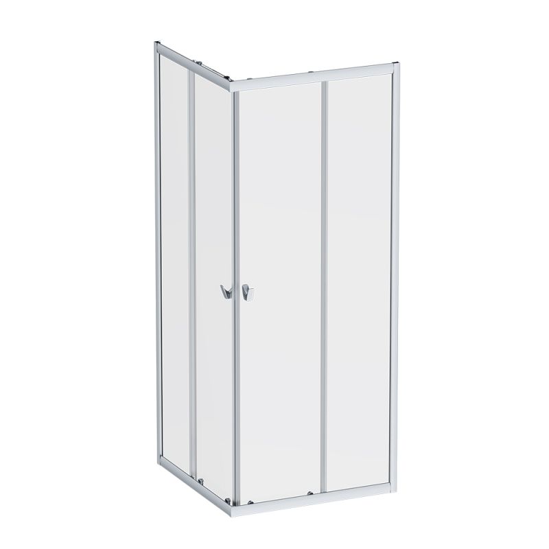Душевое ограждение 80x80 см, без поддона AM.PM Sunny хром матовый W87G-403-8080-MT