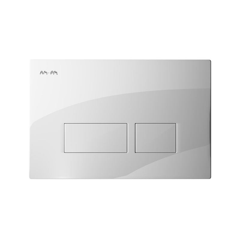 Клавиша для инсталляции пневматическая, пластик, белый AM.PM I047001