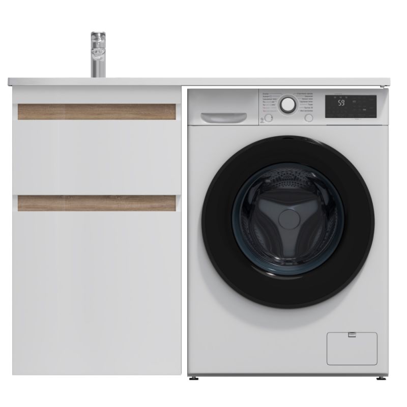 M85AFSX0602WG X-Joy, Тумба для стиральной машины AM.PM, напольная, 60 см