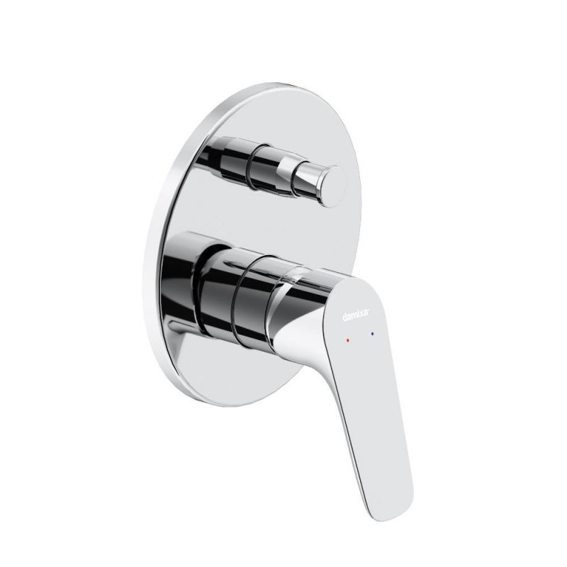 Смеситель для ванны и душа, монтируемый в стену Damixa Jupiter, хром 777100000