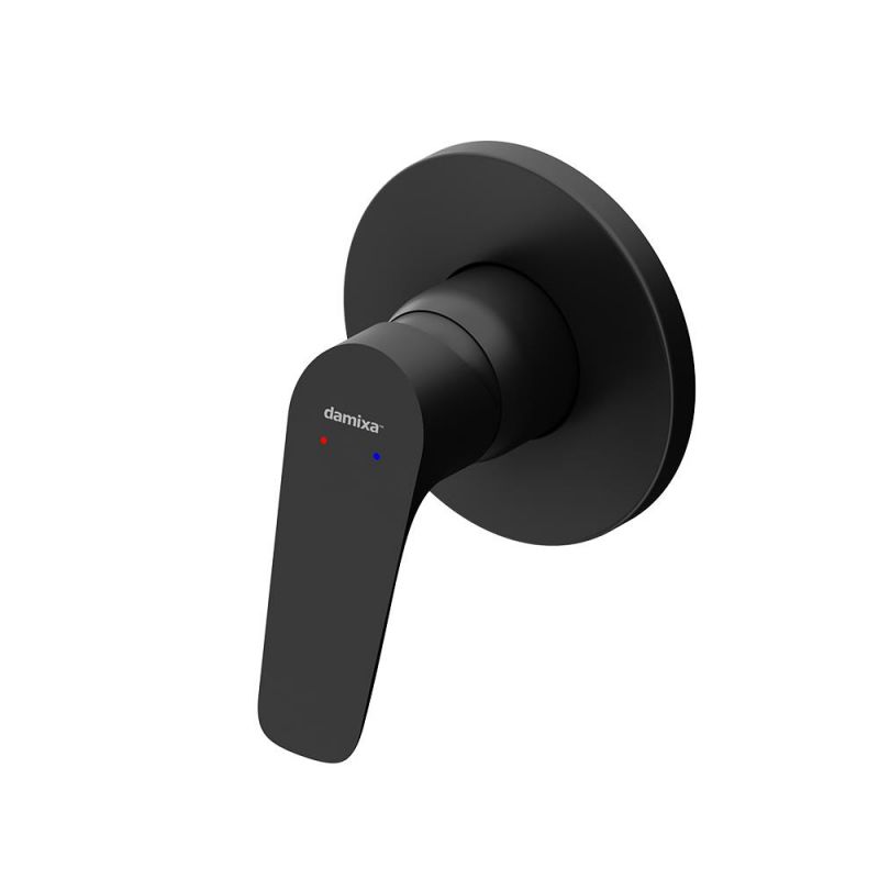 Смеситель для душа монтируемый в стену Damixa Jupiter 777500300 черный