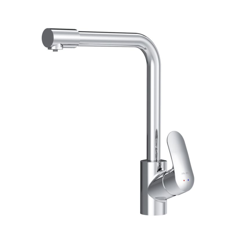 Смеситель для кухни с каналом для питьевой воды, L-излив AM.PM Like F8005700, хром