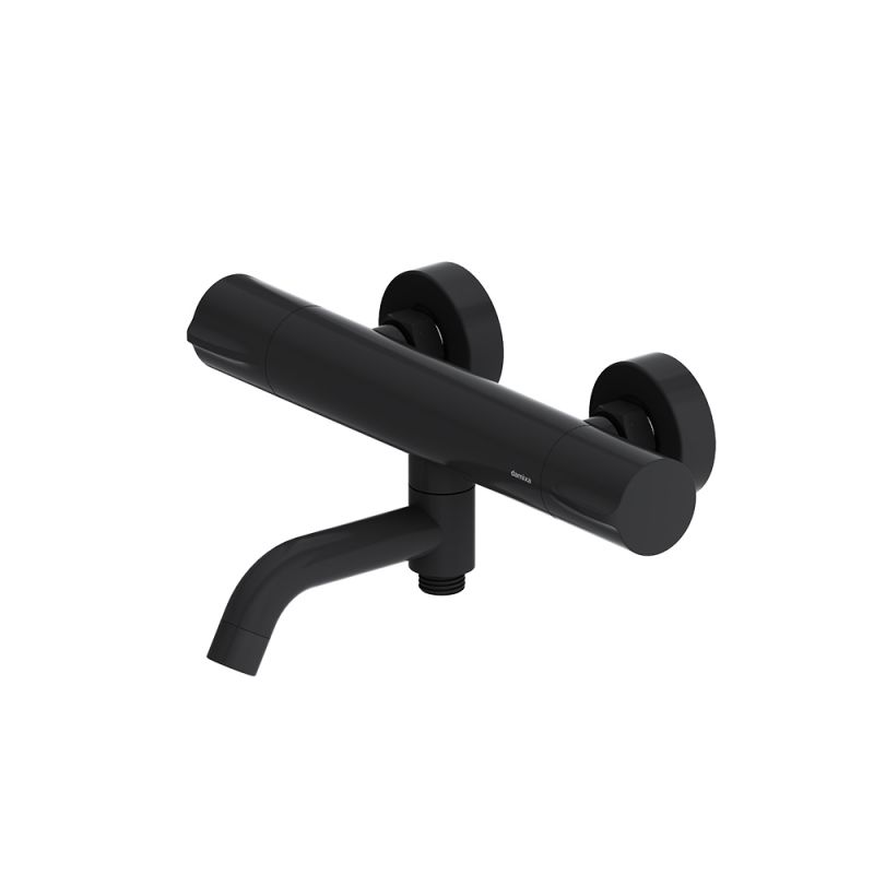 Смеситель для ванны и душа Damixa Scandinavian Pure, черный 363000300