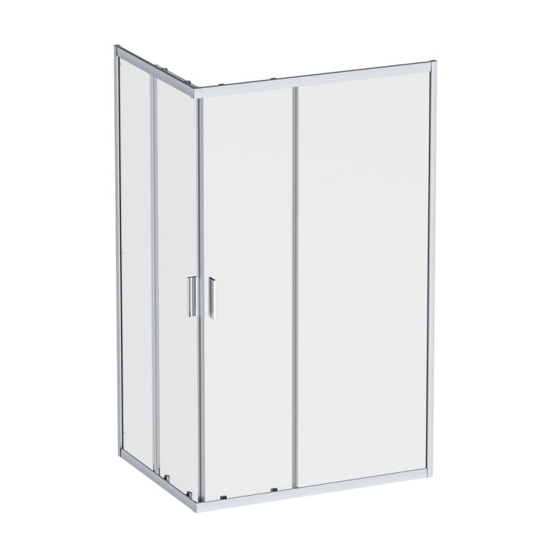 Душевое ограждение 120x90 см, без поддона AM.PM Gem, хром матовый W90G-403-120290-MT