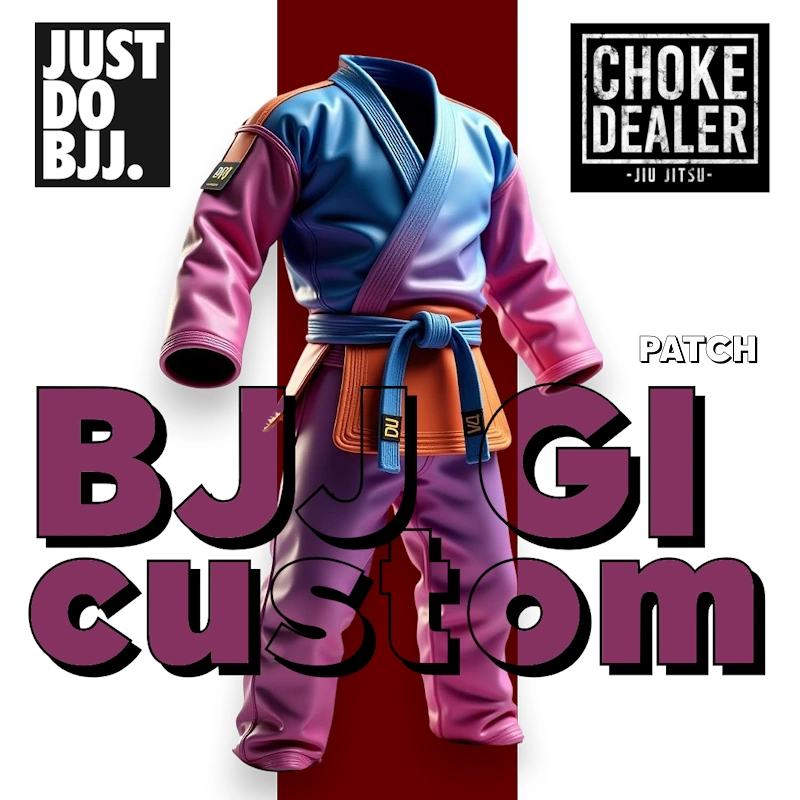 Кастомное BJJ кимоно с патчами / на заказ