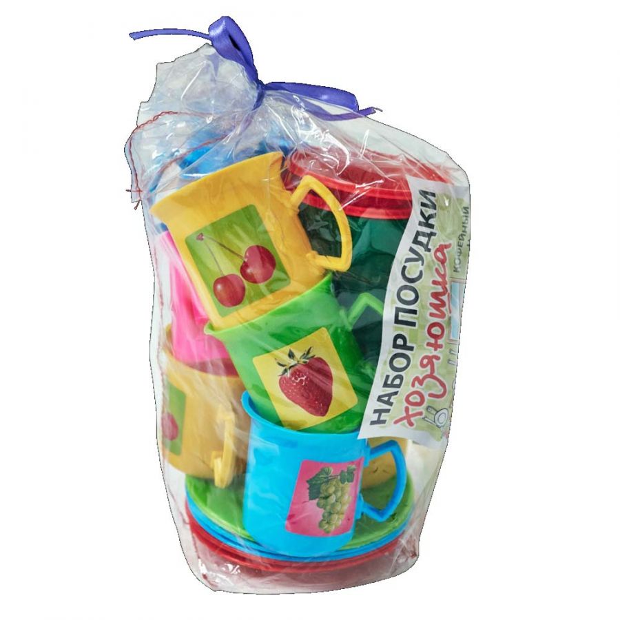 Набор " Кофейный" 6 персон в сумке ПВХ