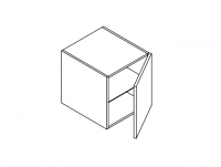 Тумба с дверцей Mildue Vitage 7758 схема 1