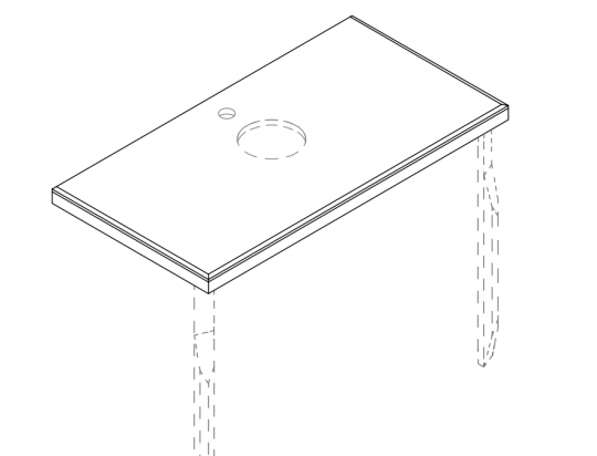 Столешница накладная Mildue Vitage 5815
