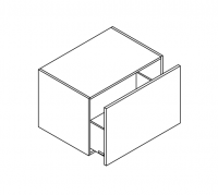 Тумба с гладкой отделкой Mildue Noorth 8401 схема 1