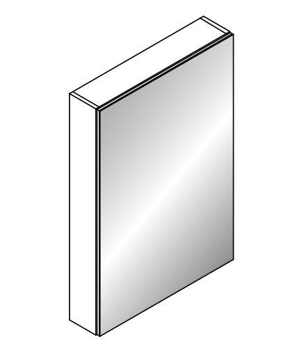 Зеркальный шкафчик Mildue Noorth 9155