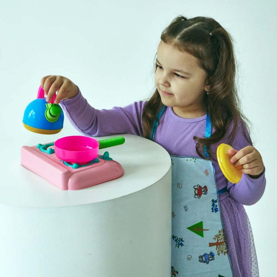 Набор "Посудка с печкой №2" в сумке ПВХ