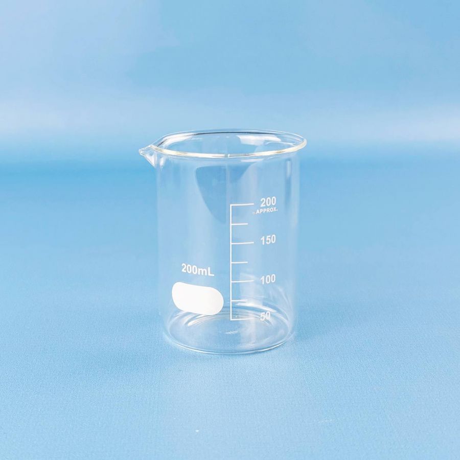 Стакан лабораторный низкий Labdevices Н-1-200, 200 мл, стекло Boro 3.3, градуированный