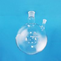 Колба круглодонная двугорлая Labdevices КГУ-2-1-2000, на 2000 мл, шлифы 29/32-14/23