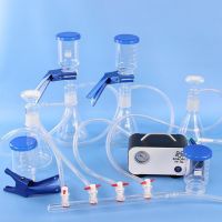 Многоканальная система вакуумной фильтрации Labdevices: "Multi-Filter Manifold" на 4 установки по 1000 мл + мембранный насос VP-10