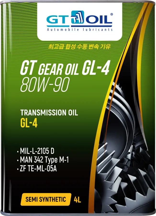 GT Oil Gear Oil GL-4 80W-90, 4л