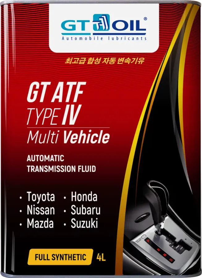 GT Oil ATF Type IV Multi Vehicle, 4л