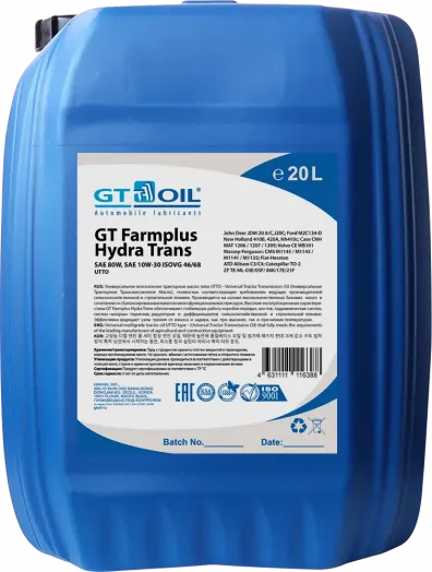GT Oil Farmplus HydraTrans 10W-30, 20л
