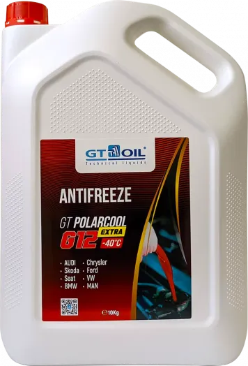GT OIL Polarcool Extra Antifreeze G12, 10 л
