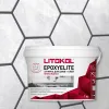 Эпоксидная Затирочная Смесь 2-х комп. Litokol EpoxyElite 1кг E.100 Супербелый, Кислотостойкая для Внутренних и Наружных Работ / Литокол.
