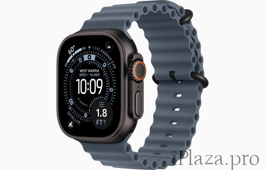Apple Watch Ultra 3, 49 мм, Black Titanium, Ocean Band