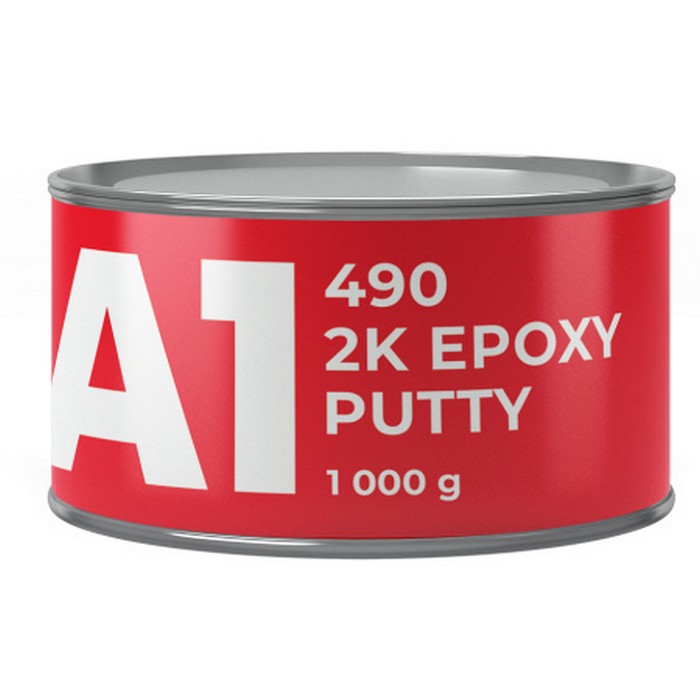 А1 490 Epoxy Putty 2K, Шпатлевка эпоксидная с отвердителем, 1кг. + 0,5 кг.